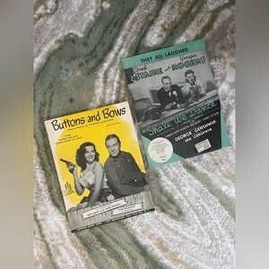 Vintage Sheet Music — BOB HOPE, JANE RUSSELL, FRED ASTAIRE, GINGER ROGERS